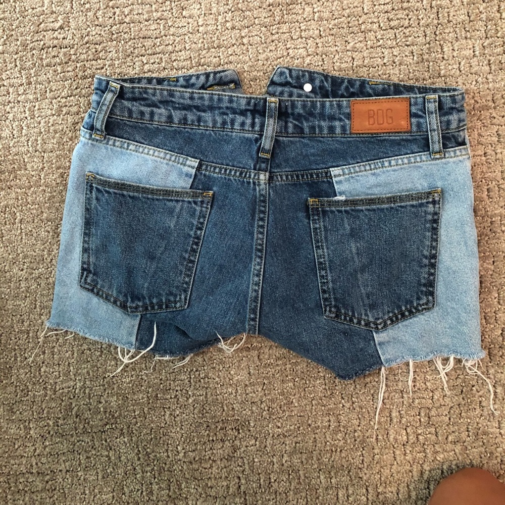 BDG urban color block shorts